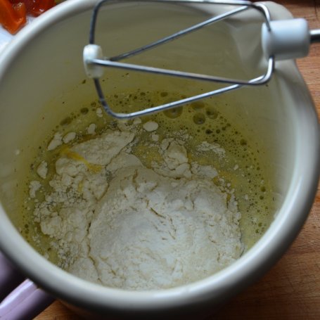 Krok 5 - fritatta z szynka i warzywami foto