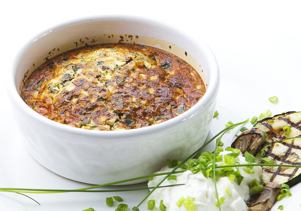 Frittata z cukinią i cząbrem foto