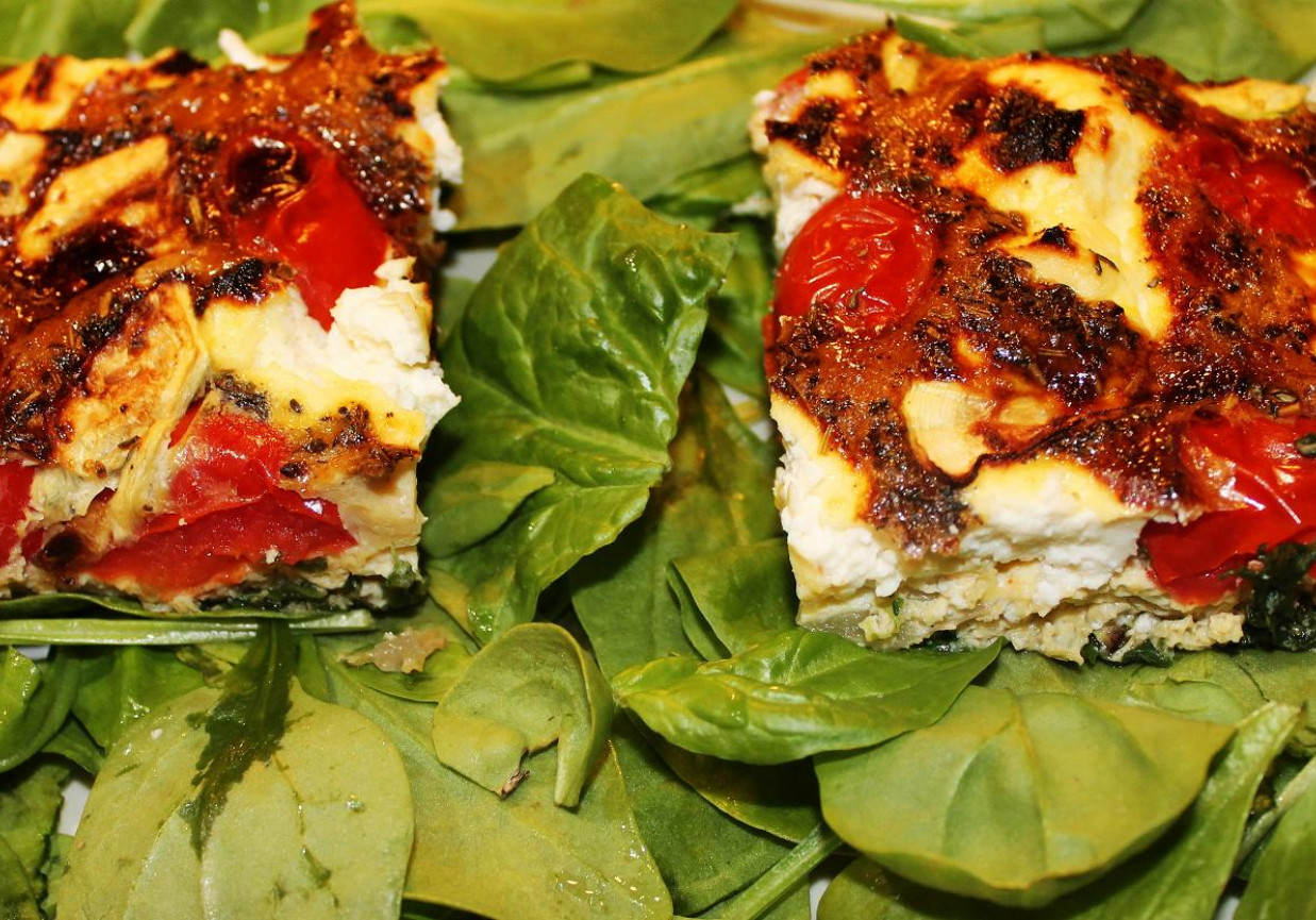 Frittata z cukinii i ricotty foto