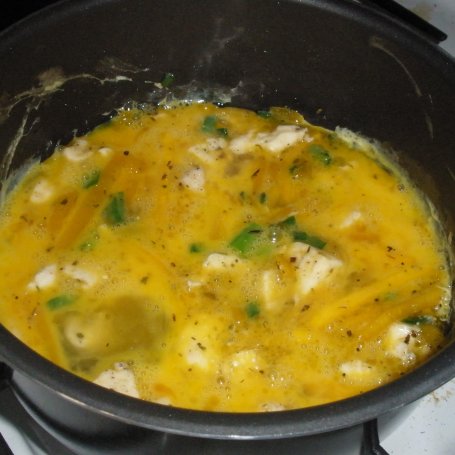 Krok 3 - Frittata z dynią i kurczakiem foto