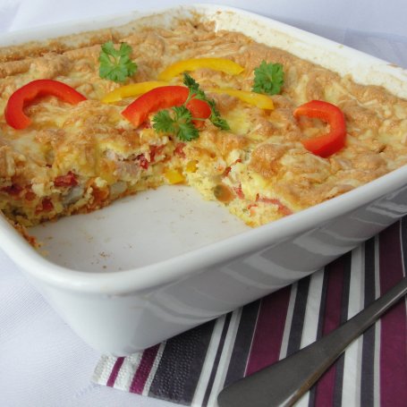 Krok 4 - Frittata z warzywami foto