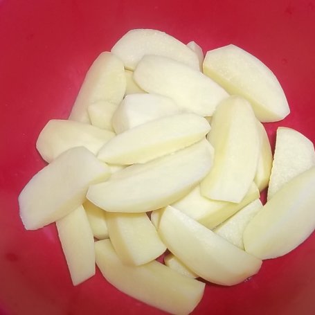 Krok 1 - Frittata ze smażonymi ziemniakami foto