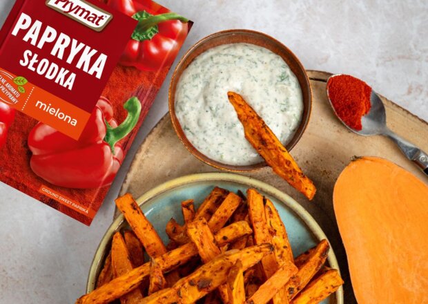 Fotografia przedstawiająca Frytki z batatów