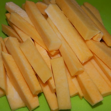 Krok 2 - Frytki z dyni piżmowej - pieczone foto
