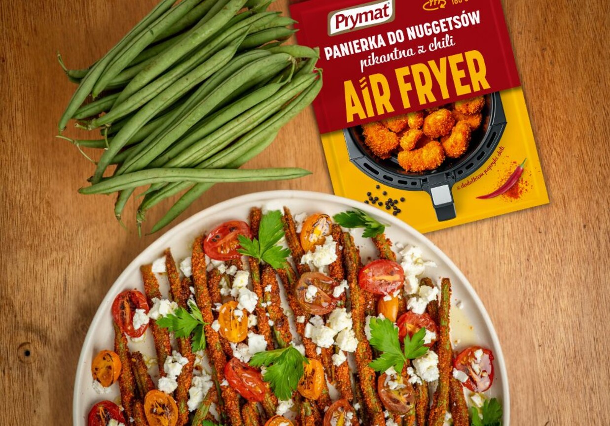 „Frytki” z fasolki szparagowej foto