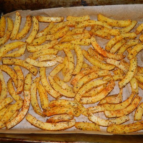 Krok 1 - Frytki z piekarnika foto