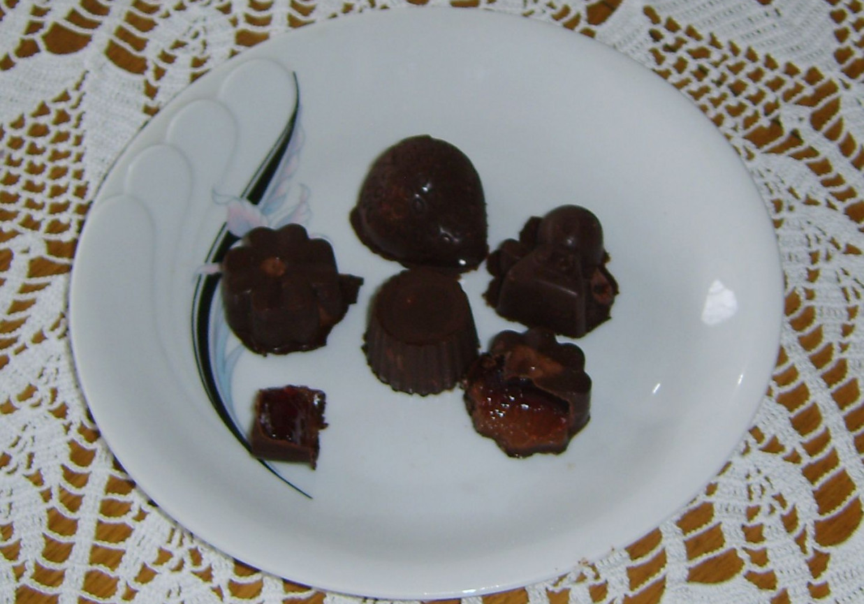 Galaretka w czekoladzie foto