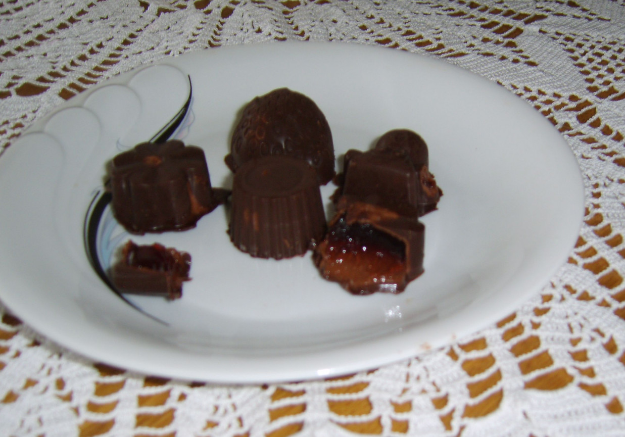 Galaretka w czekoladzie foto