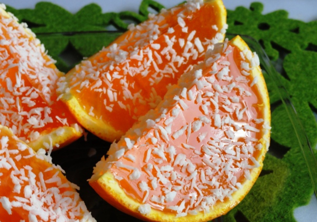 Galaretka w pomarańczy foto