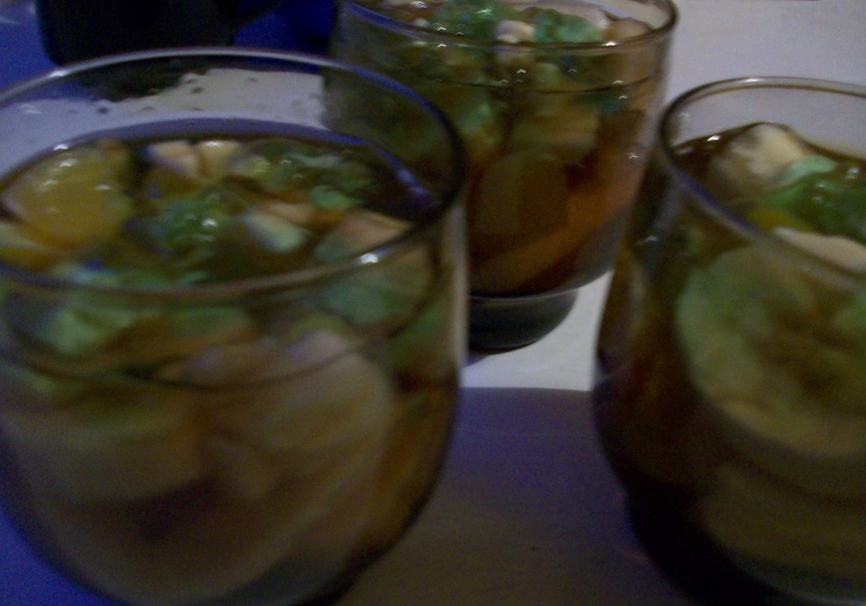 Galaretka z owocami foto