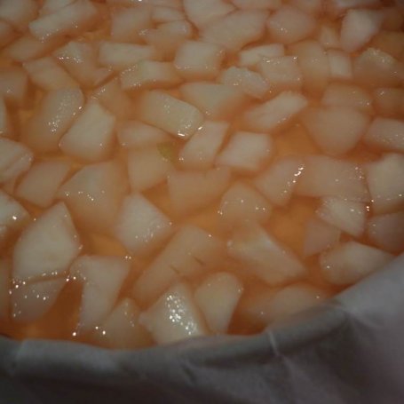 Krok 6 - Galaretkowy zawrót głowy pod brzoskwiniowym słoneczkiem, czyli nowa wersja sernika na zimno :-) foto