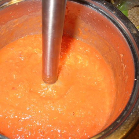 Krok 3 - Gaspacho z pomidorów , cebuli i papryki foto