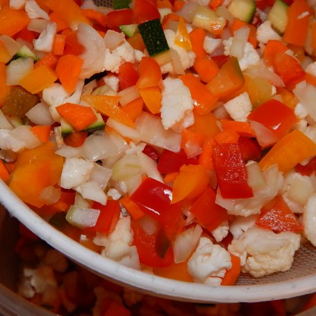 Krok 6 - GIARDINIERE - włoska marynata warzywna foto