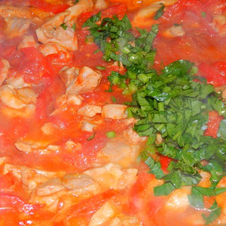 Krok 4 - Gnocchi z kurczakiem w pomidorach foto