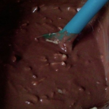 Krok 3 - Gofry kakaowe z gruszkami foto