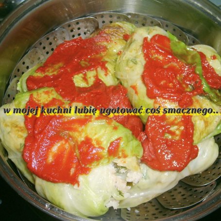Krok 1 - gołąbki cielęce w sosie pomidorowym... foto