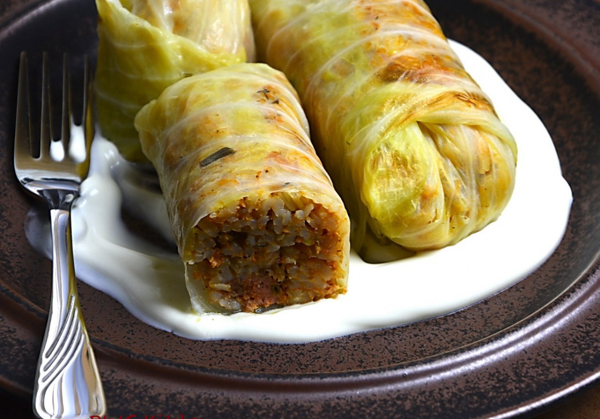 Gołąbki z przepysznym farszem z kapusty coolwrap foto