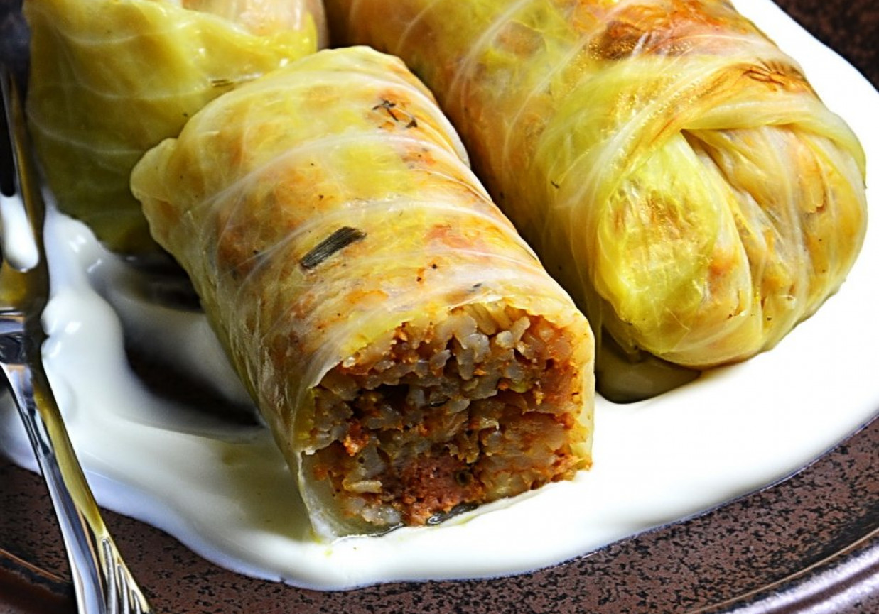 Gołąbki z przepysznym farszem z kapusty coolwrap foto