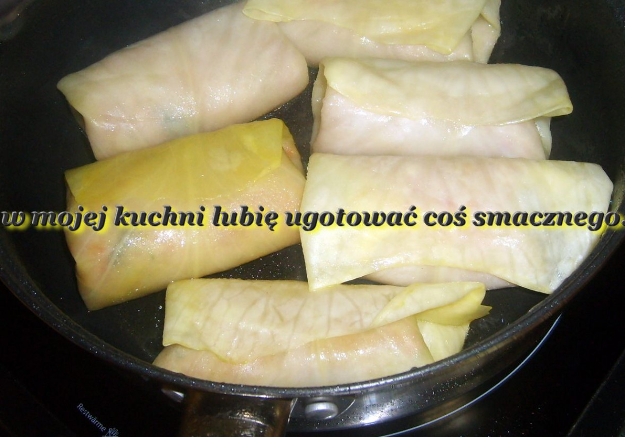 gołąbki z warzywami suszonymi w farszu mięsno-ryżowym... foto