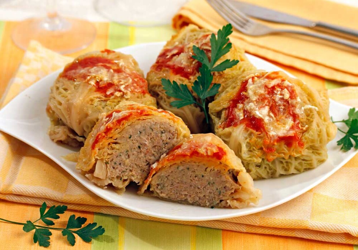 Gołąbki z włoskiej kapusty foto