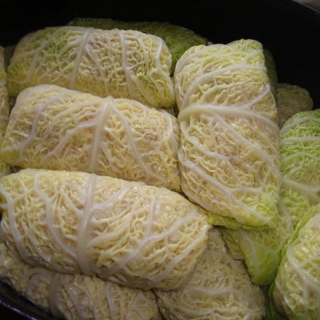 Krok 4 - Gołąbki z włoskiej kapusty foto