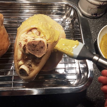 Krok 4 - Golonka musztardowo-miodowa foto