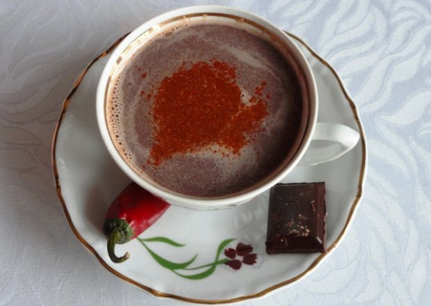 Fotografia przedstawiająca Gorąca czekolada z chili