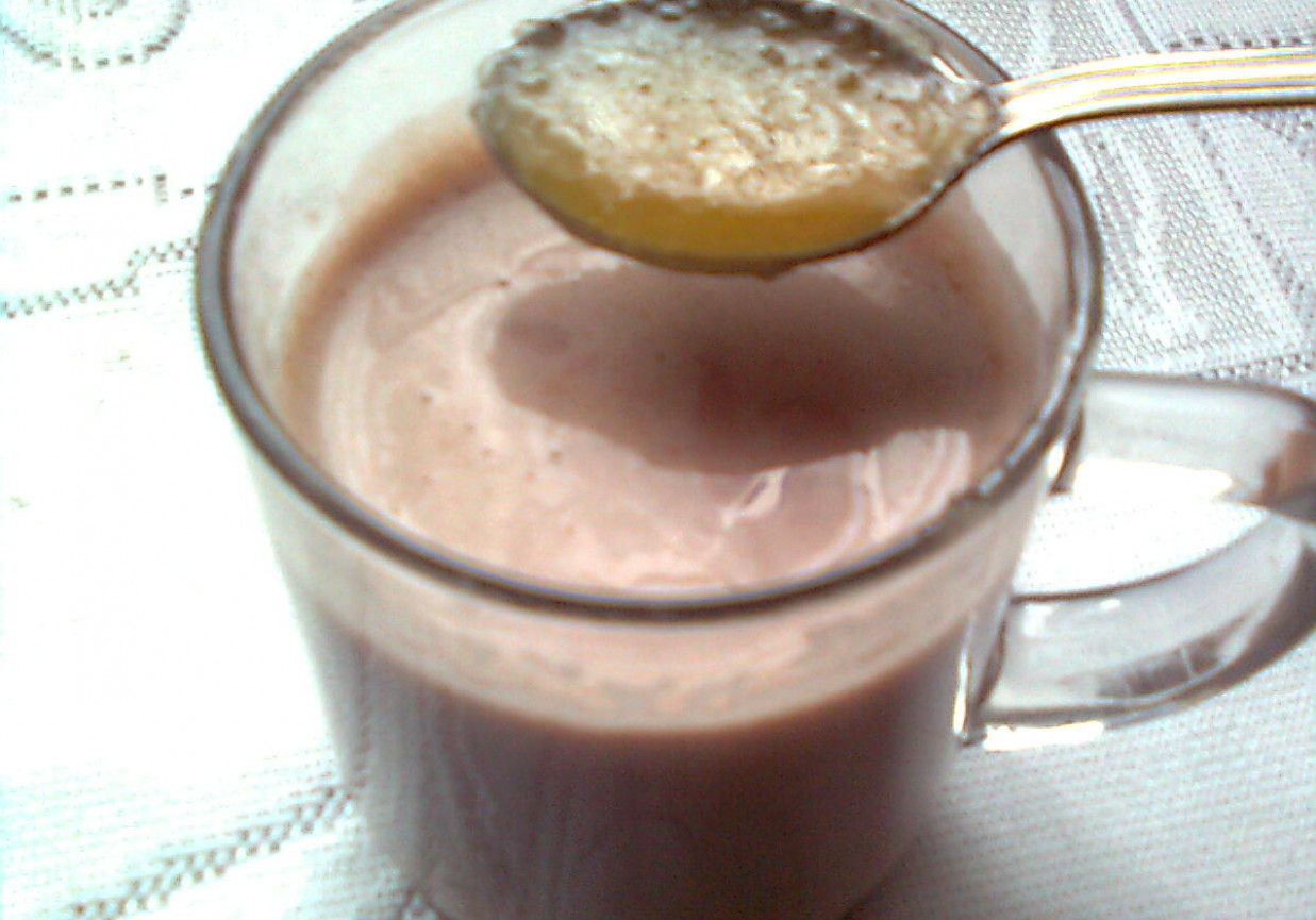 Gorące kakao z miodem i cytryną foto