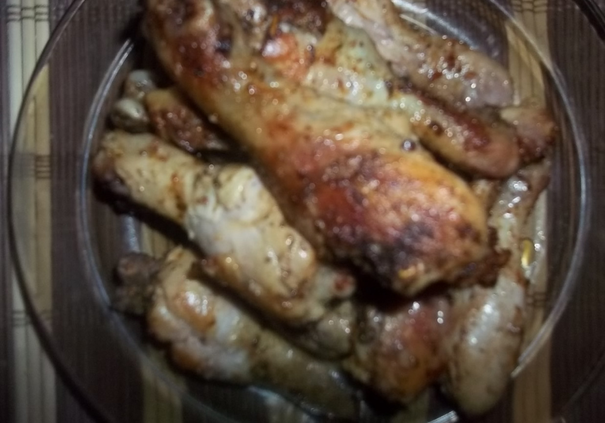 Gotowano-smażone pałki z kurczaka foto