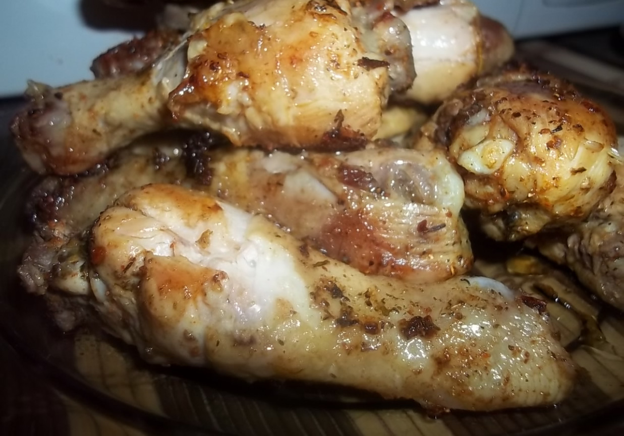 Gotowano-smażone pałki z kurczaka foto