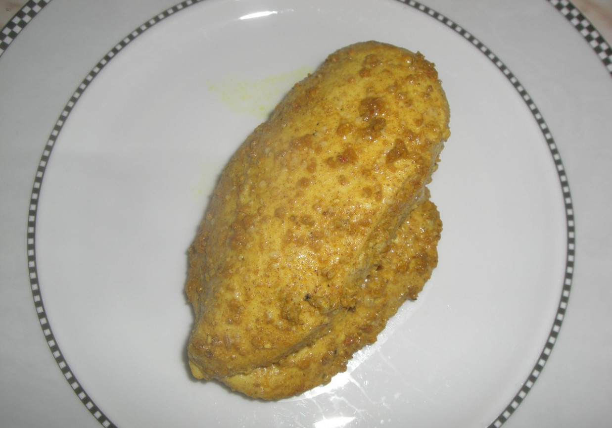 Gotowany kurczak curry foto