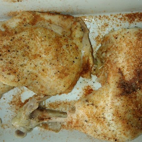 Krok 2 - Gotowany kurczak zapiekany na złoto foto