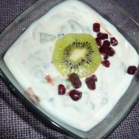Krok 3 - Granatowy jogurt foto