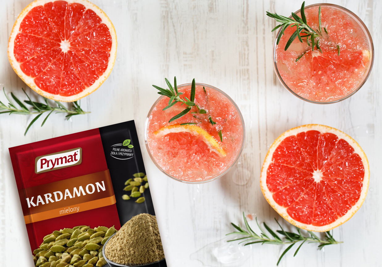 Grejpfrutowa lemoniada z kardamonem foto