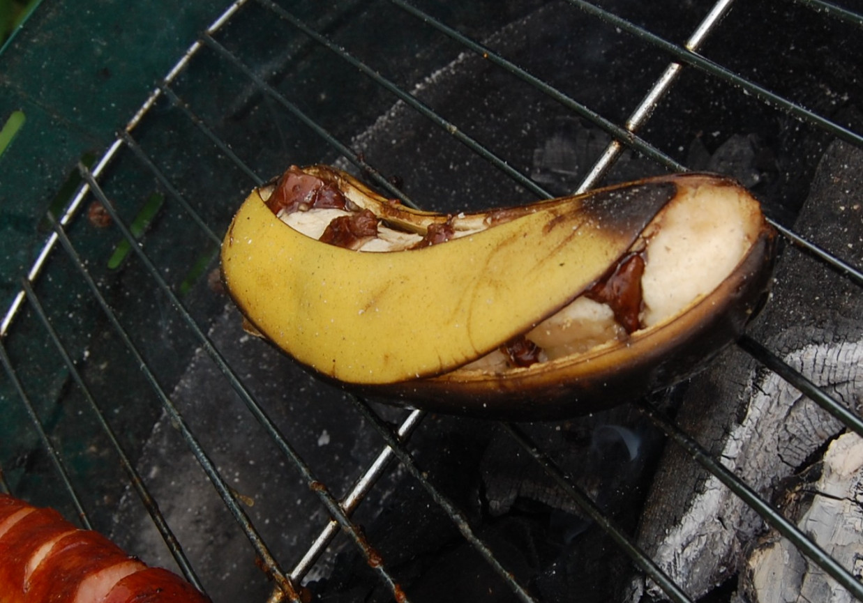 grillowane banany foto