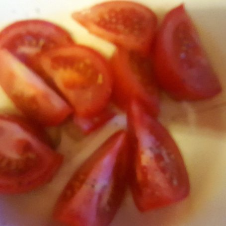 Krok 5 - Grillowane piersi z indyka z fasolką i pomidorami foto