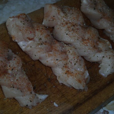 Krok 2 - Grillowane warkocze z kurczaka z nutą cynamonu foto