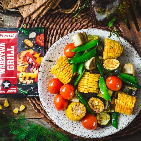 Grillowane warzywa z aromatycznym dressingiem