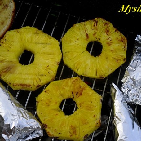 Krok 3 - Grillowany ananas w słodkim stylu foto