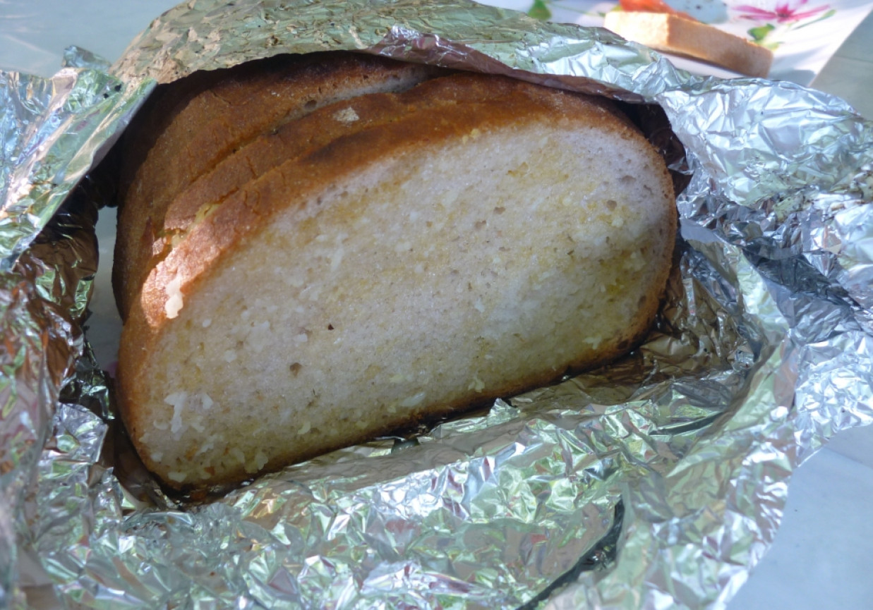 Grillowany chleb czosnkowy foto