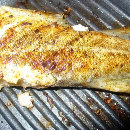 Krok 3 - Grillowany dorsz zczosnkiem niedźwidzim foto