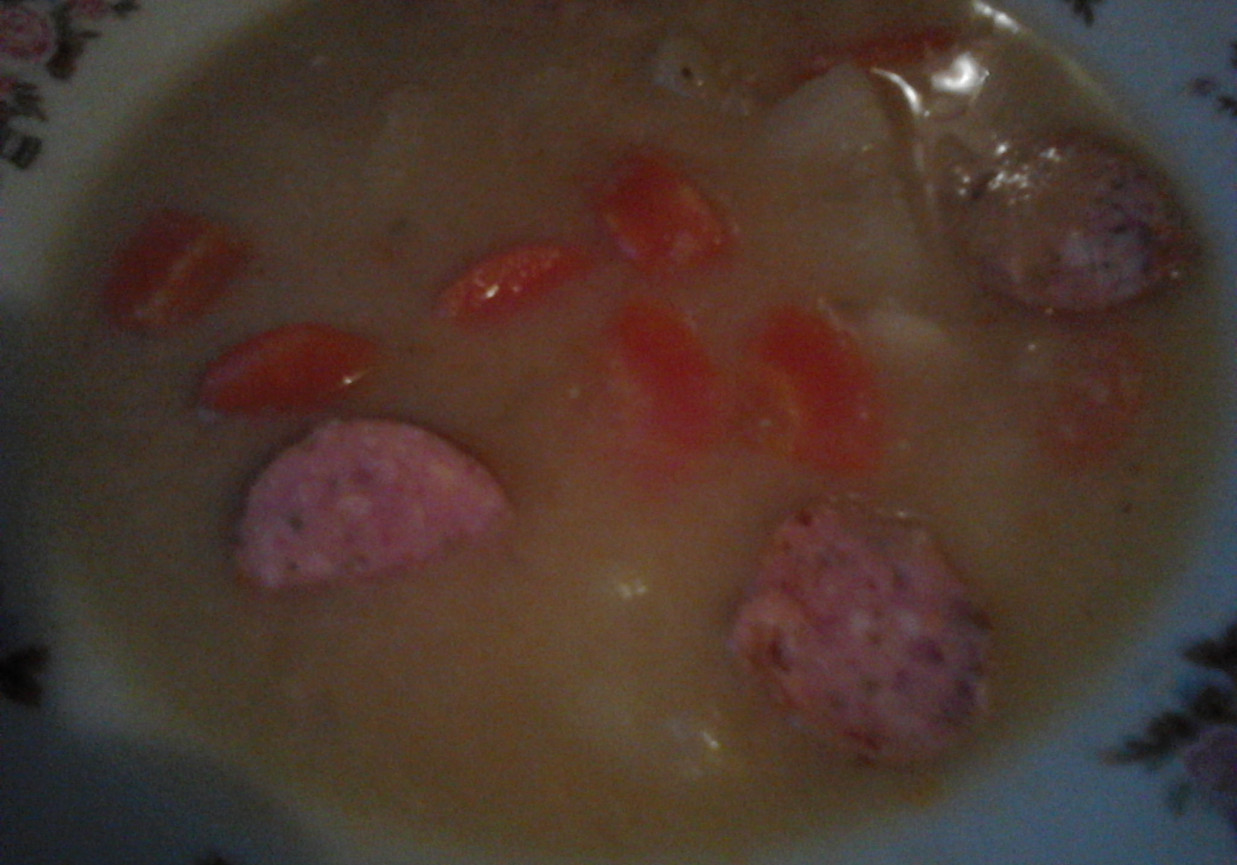 Grochówka z wkładką foto