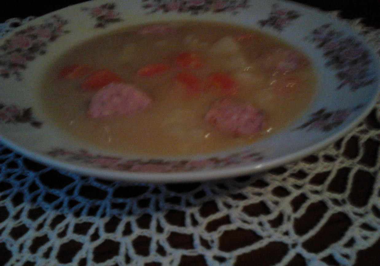 Grochówka z wkładką foto