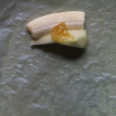 Krok 1 - Gruszka i banan w miodzie foto