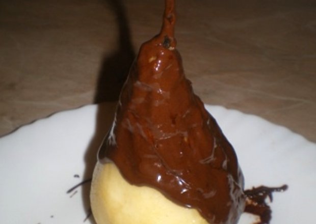 Fotografia przedstawiająca Gruszka w czekoladzie