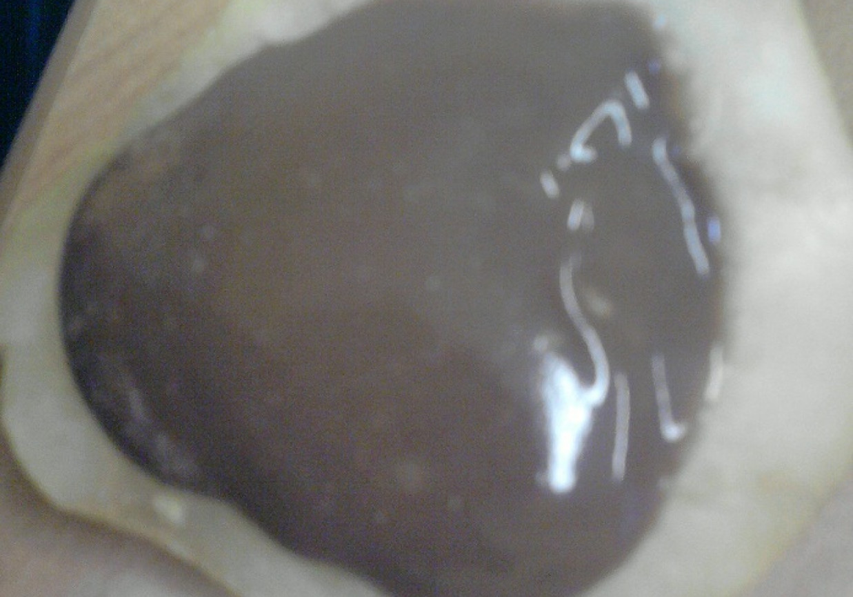 Gruszki z musem czekoladowym foto