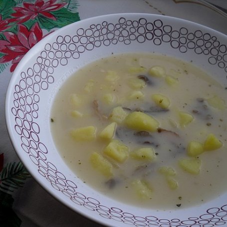 Krok 4 - Grzybowa zalewajka foto