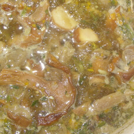Krok 3 - Grzybowa zupa z podgrzybków z makaronem foto