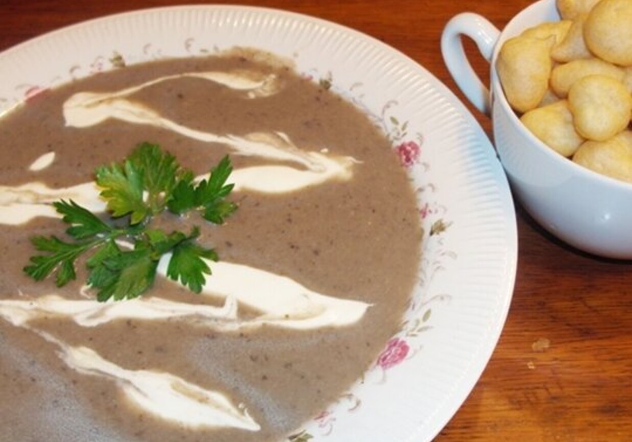 Grzybowo-ziemniaczana zupa krem Eli foto