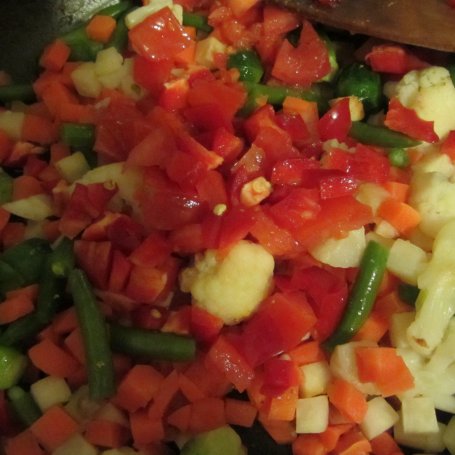 Krok 1 - Gularz z warzywami; foto